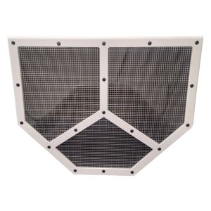 DOMINATOR RACE PRODUCTS #DOM-551-WH Shaker Screen Radiator Mod White