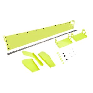 DOMINATOR RACE PRODUCTS #920-FLO-YE Plastic Spoiler 8x72in LM Fluorescent Yellow