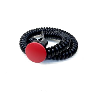 DRAG RACE SOLUTIONS #3109-MRED Shredder Transbrake Button w/Cord - Red