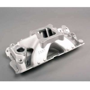DART #42411000 SBC Intake Manifold 4150 Flange - Use w/Iron Head