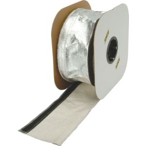DESIGN ENGINEERING #10405 Heat Shroud (Alum.Sleeve w/Velcro-1in I.D.x36in)