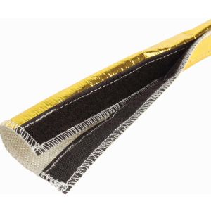 DESIGN ENGINEERING #10458 Heat Shroud Gold 1/2in to 1-1/4in ID x 3 Feet