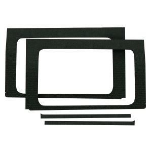 DESIGN ENGINEERING #50173 Jeep JL 4 DR 18-   Side Window Black  4pc