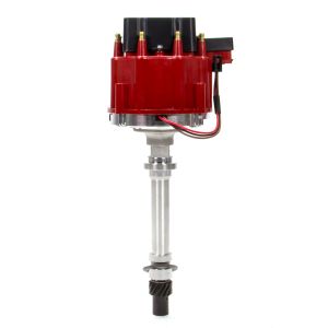 PERFORMANCE DISTRIBUTORS #127212RD Racing Distributor SBC Red Cap w/o Vacuum Adv