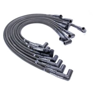 PERFORMANCE DISTRIBUTORS #C9053BK Live Wires SBC Over V/C HEI 90 Deg Black