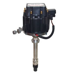 PERFORMANCE DISTRIBUTORS #ITK127212BK Racing Distributor SBC w / Instant Timing Knob Bk