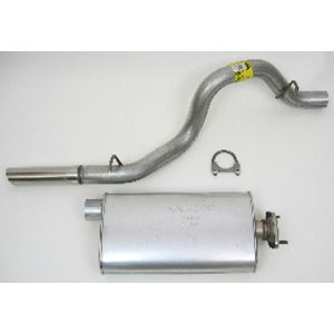 DYNOMAX #19391 00-06 Jeep Wrangler 4.0L Cat Back Exhaust Kit