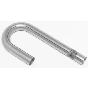DYNOMAX #42310 2in Aluminized J-Bend Pipe 3.5 Radius 16 Gauge