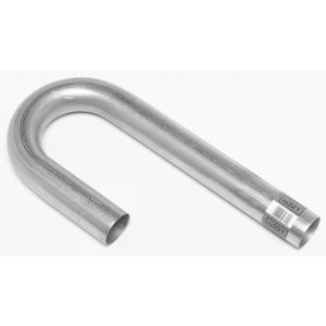 DYNOMAX #42321 2.25in Aluminized J-Bend Pipe 3.5 Radius 16 Gauge