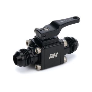 REDHORSE PERFORMANCE #4675-08-08-2 Inline Shut Off Valve 8AN Male Inlet/Outlet