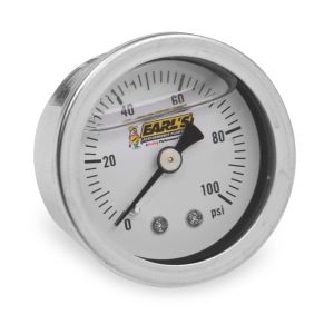 EARLS #100187ERL Pressure Gauge 100psi Liquid Filled