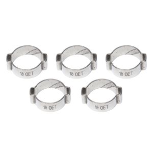 EARLS #750012ERL 3/8 Vapor Guard Hose Clamp - Crimp Type 2-Ear