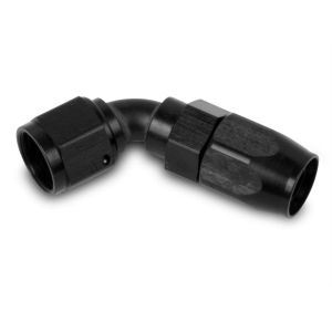 EARLS #AT806108ERL 8an 60 Tube Swivel- Seal Fitting Black