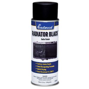 EASTWOOD #10340Z Radiator Black Paint Satin 12oz Aerosol