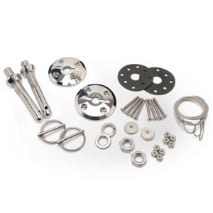 EDDIE MOTORSPORTS #MS110-44P Hood Pin Kit Thru-Bolt