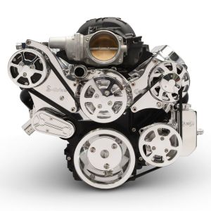 EDDIE MOTORSPORTS #MS117-90BP Serperntine Pulley Kit LS Engine