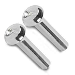 EDDIE MOTORSPORTS #MS274-19P Door Lock Knob Pair Polished