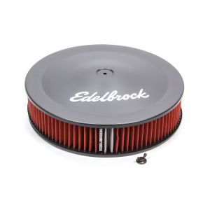 EDELBROCK #1225 Pro-Flow Air Cleaner Kit 14in x 3in Black