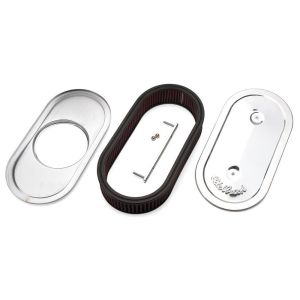 EDELBROCK #1236 Oval Air Cleaner for Single 4-Barrel
