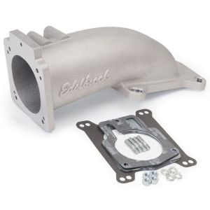 EDELBROCK #3847 90mm Ultra-Low Profile T/B Intake Elbow
