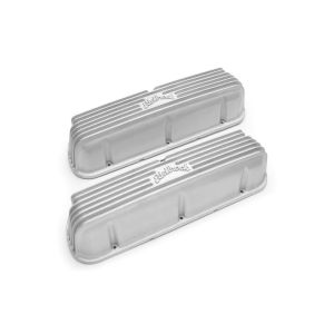EDELBROCK #41609 Valve Cover Kit Classic Finned SBF 62-95
