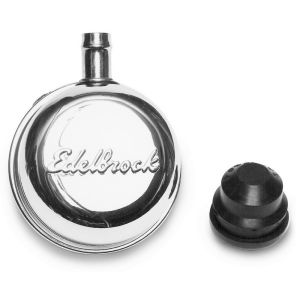EDELBROCK #4410 Round Breather w/90 Deg. Nipple