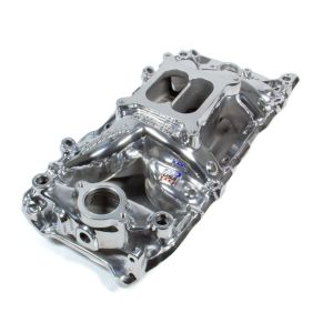 EDELBROCK #75611 BBC Performer RPM A/G Manifold- O/P- Polished