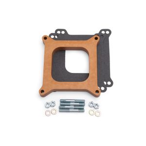 EDELBROCK #8719 3/4in Carb Spacer - Wood Style