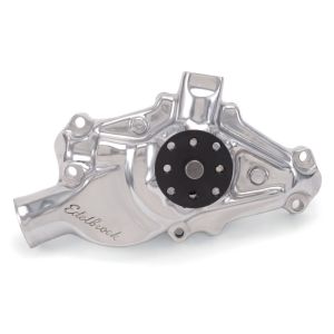 EDELBROCK #8820 SBC Water Pump - Short  Polished