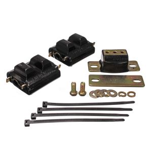 ENERGY SUSPENSION #3.1130G SBC Motor & Trans Mount Kit Zinc Finish Black