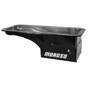 MOROSO #20609 Ford FE S/S Oil Pan - 7qt. Front Sump