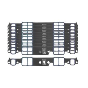 FEL-PRO #FEL1256B SBC Intake Gaskets 10pk Stock Port 1.23 x 1.99