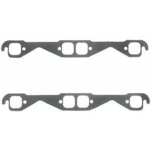 FEL-PRO #1404 SB Chevy Exhaust Gaskets SQUARE PORTS STOCK SIZE