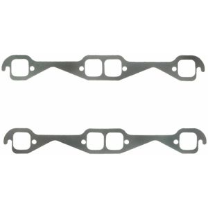 FEL-PRO #1405 SB Chevy Exhaust Gaskets SQUARE LARGE RACE PORTS