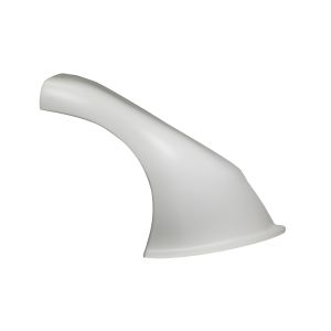 FIVESTAR #005-25-WR Plastic Dirt Fender White