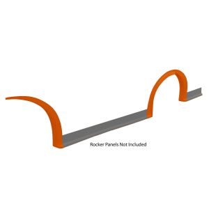 FIVESTAR #007-261-ORL MD3 Wheel Flares Dirt Orange Left