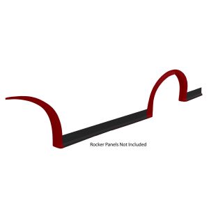 FIVESTAR #007-261-RL MD3 Wheel Flares Dirt Red Left