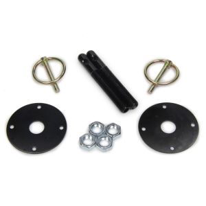 FIVESTAR #10001-34033-B Hood Pin Kit  3/8in Alum Black 2-pack
