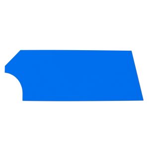 FIVESTAR #34001-21051-CBR Door High Impact Plastic Blue Right