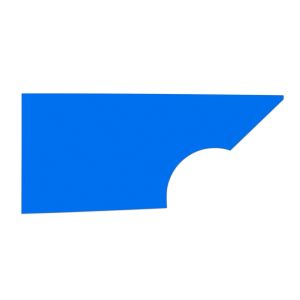 FIVESTAR #34001-27351-CBR Qtr Panel High Impact Plastic Blue Right