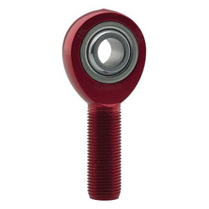 FK ROD ENDS #ALRSML8 (Red)T Rod End 1/2 x 5/8-18 LH Alum Male w/Teflon Liner