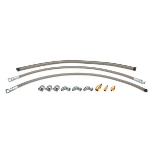 FLAMING RIVER #FR1610 Stainless Braided Hose Kit