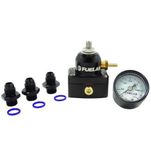 FUELAB FUEL SYSTEMS #53501-1K Fuel Press Reg Mini EFI Kit 25-90PSI 6an/6an