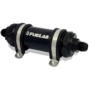 FUELAB FUEL SYSTEMS #82823-1 Fuel Filter In-Line 5in 100 Micron Stainles 10AN