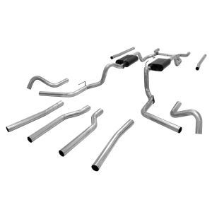 FLOWMASTER #817654 Crossmember Back Exhaust Kit 67-72 GM P/U C10