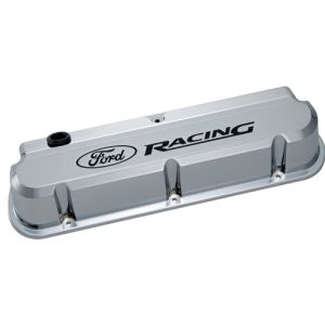 FORD #302-139 Slant Edge Valve Cover Set w/Ford Racing Logo