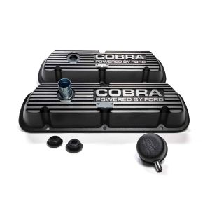 FORD #M-6582-A SBF Blk Crinkle Valve Covers