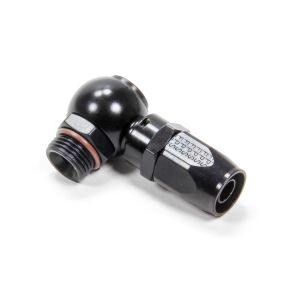 FRAGOLA #100008 #8 Banjo Hose Fitting Straight - Black