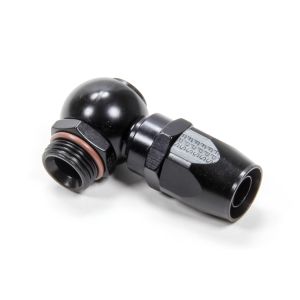 FRAGOLA #100010 #10 Banjo Hose Fitting Straight - Black