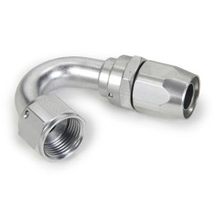 FRAGOLA #115012-CL #12 150-Degr Power Flow Hose End - Clear